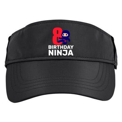 8th Birthday Ninja Adult Drive Performance Visor