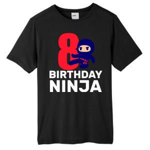 8th Birthday Ninja Tall Fusion ChromaSoft Performance T-Shirt