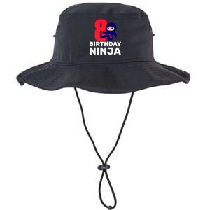 8th Birthday Ninja Legacy Cool Fit Booney Bucket Hat