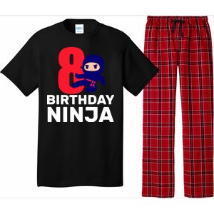 8th Birthday Ninja Pajama Set