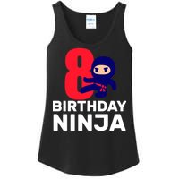 8th Birthday Ninja Ladies Essential Tank