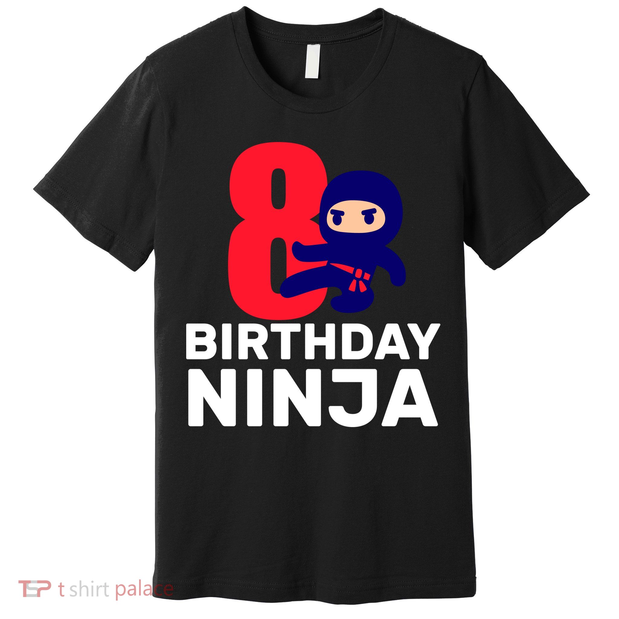 8th Birthday Ninja Premium T-Shirt