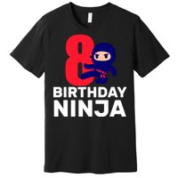 8th Birthday Ninja Premium T-Shirt