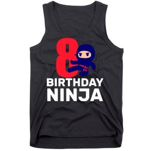 8th Birthday Ninja Tank Top