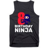 8th Birthday Ninja Tank Top