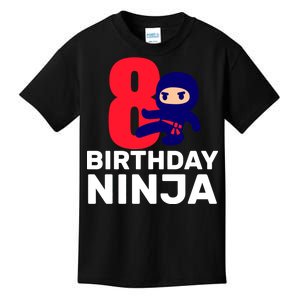 8th Birthday Ninja Kids T-Shirt