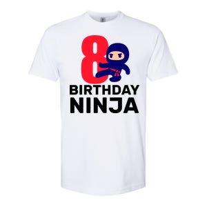 8th Birthday Ninja Softstyle CVC T-Shirt