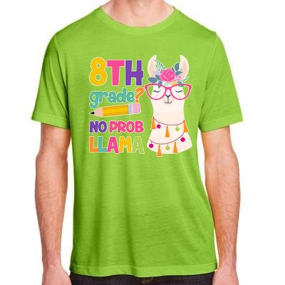 8th Grade? No Prob Llama Adult ChromaSoft Performance T-Shirt