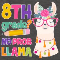 8th Grade? No Prob Llama Vector Backpack