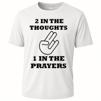 2 In The Thoughts 1 In The Prayers Funny Shocker Meme Performance Shirt