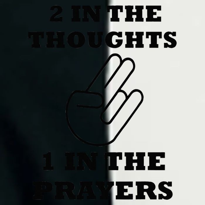 2 In The Thoughts 1 In The Prayers Funny Shocker Meme Infant Baby Jersey Bodysuit