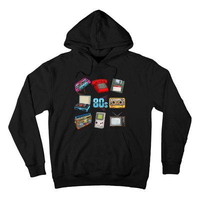 80s Throwback Retro Vintage Funny Party Cassette Tapes Hoodie