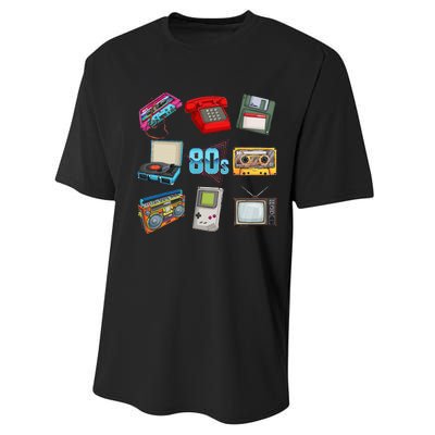 80s Throwback Retro Vintage Funny Party Cassette Tapes Performance Sprint T-Shirt