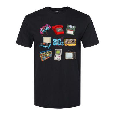 80s Throwback Retro Vintage Funny Party Cassette Tapes Softstyle® CVC T-Shirt