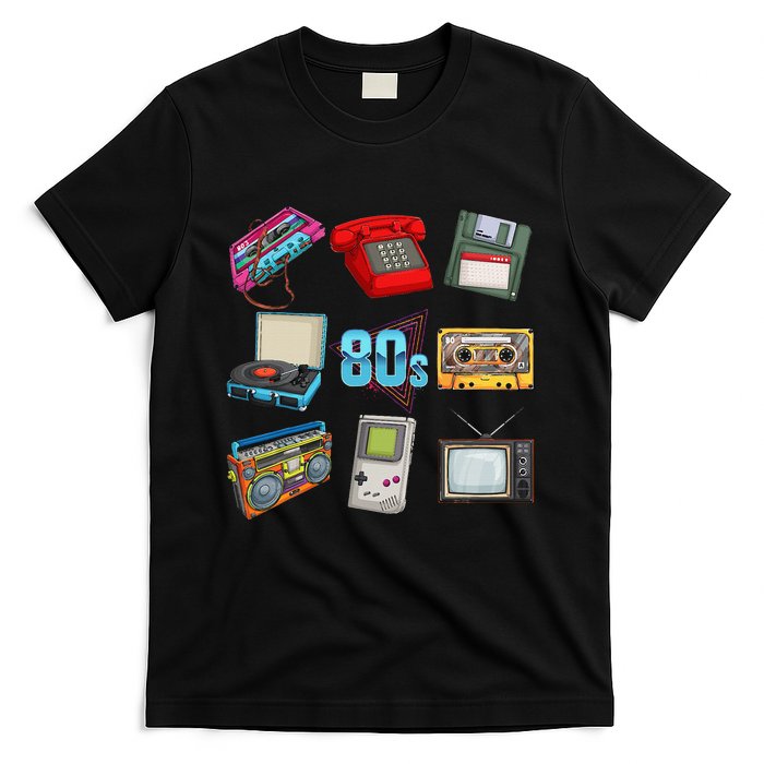 80S Throwback Retro Vintage Party Cassette Tapes T-Shirt