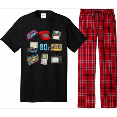 80S Throwback Retro Vintage Party Cassette Tapes Pajama Set