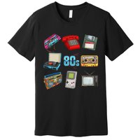 80S Throwback Retro Vintage Party Cassette Tapes Premium T-Shirt