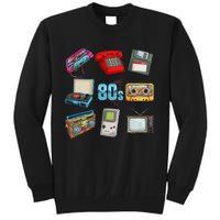 80S Throwback Retro Vintage Party Cassette Tapes Tall Sweatshirt