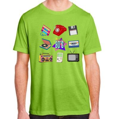 80s Throwback Retro Vintage Funny Party Cassette Tapes Adult ChromaSoft Performance T-Shirt