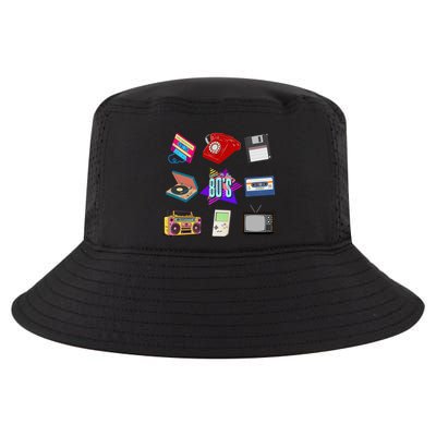 80s Throwback Retro Vintage Funny Party Cassette Tapes Cool Comfort Performance Bucket Hat