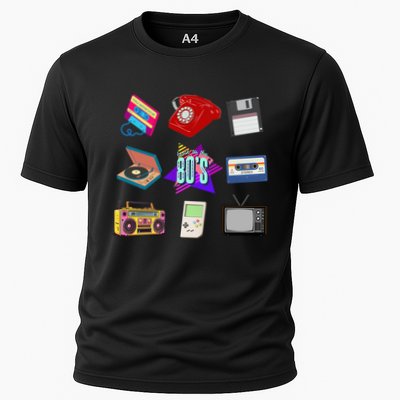 80s Throwback Retro Vintage Funny Party Cassette Tapes Performance Shirt