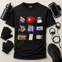 80s Throwback Retro Vintage Funny Party Cassette Tapes Performance Shirt