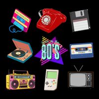 80s Throwback Retro Vintage Funny Party Cassette Tapes Backpack