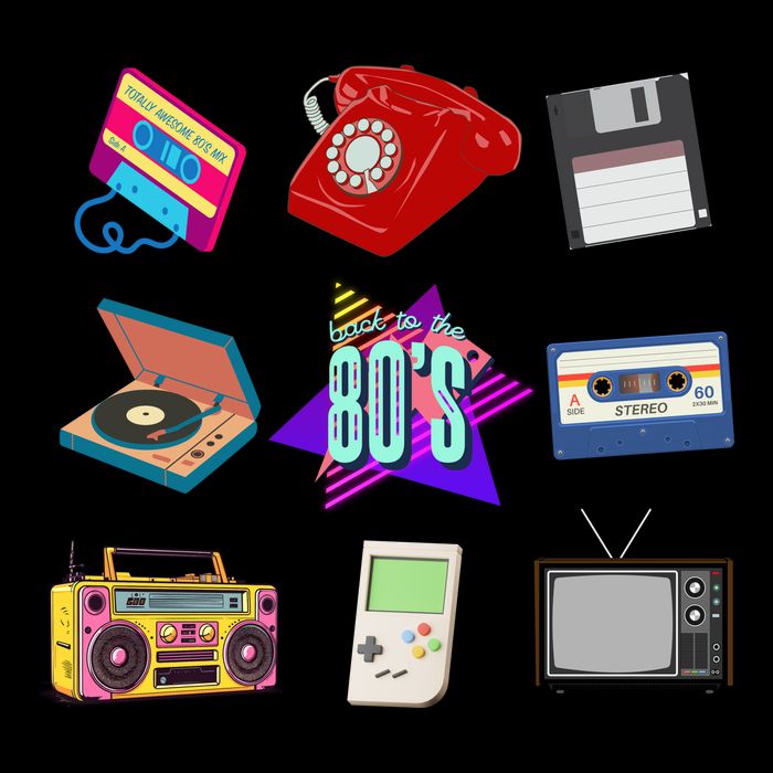 80s Throwback Retro Vintage Funny Party Cassette Tapes Backpack