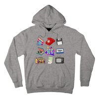 80s Throwback Retro Vintage Funny Party Cassette Tapes Hoodie