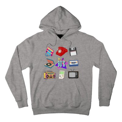 80s Throwback Retro Vintage Funny Party Cassette Tapes Hoodie