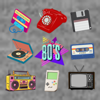 80s Throwback Retro Vintage Funny Party Cassette Tapes Women's V-Neck T-Shirt
