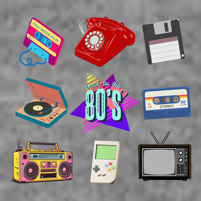80s Throwback Retro Vintage Funny Party Cassette Tapes Women's V-Neck T-Shirt