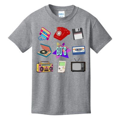 80s Throwback Retro Vintage Funny Party Cassette Tapes Kids T-Shirt