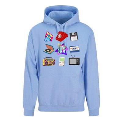 80s Throwback Retro Vintage Funny Party Cassette Tapes Unisex Surf Hoodie