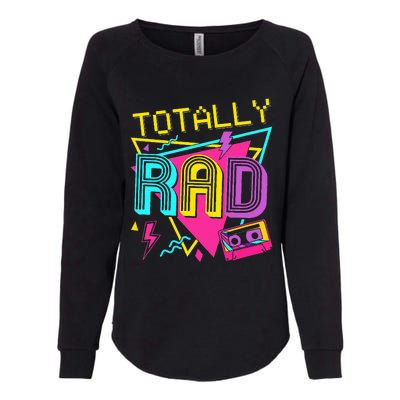 80s Totally Rad Womens California Wash Sweatshirt