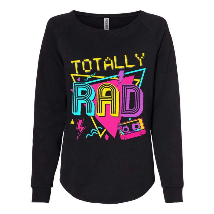 80s Totally Rad Womens California Wash Sweatshirt