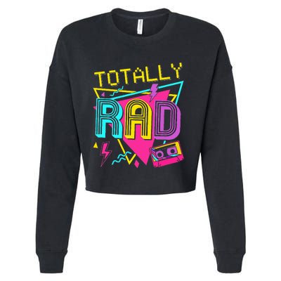 80s Totally Rad Cropped Pullover Crew