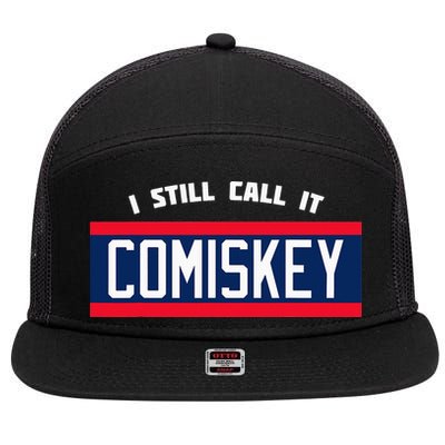 80's Throwback StyleI Still Call It Comiskey Baseball 7 Panel Mesh Trucker Snapback Hat