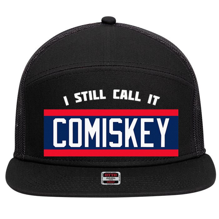 80's Throwback StyleI Still Call It Comiskey Baseball 7 Panel Mesh Trucker Snapback Hat