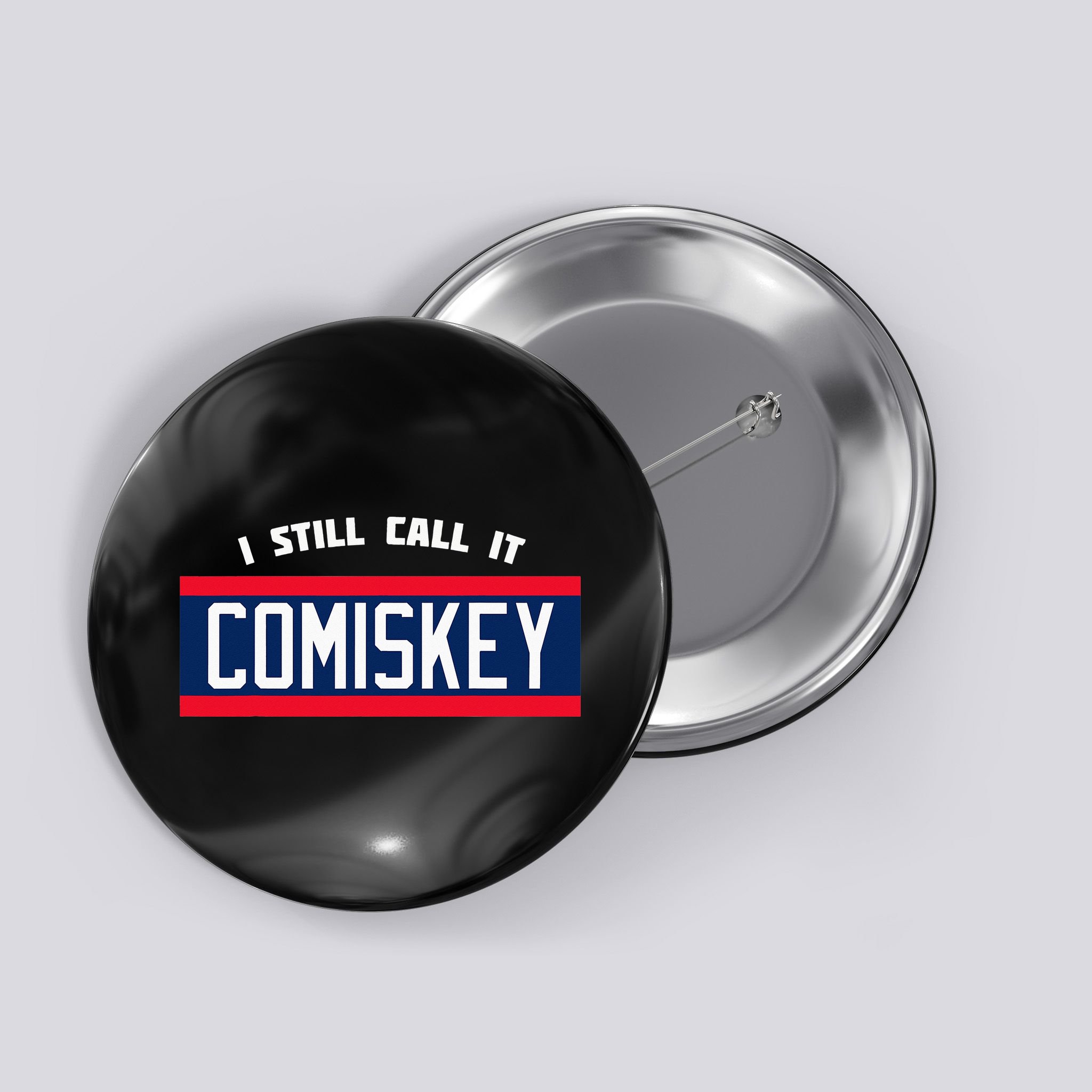 80's Throwback StyleI Still Call It Comiskey Baseball Button
