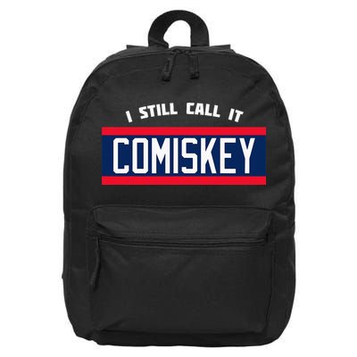 80's Throwback StyleI Still Call It Comiskey Baseball 16 in Basic Backpack