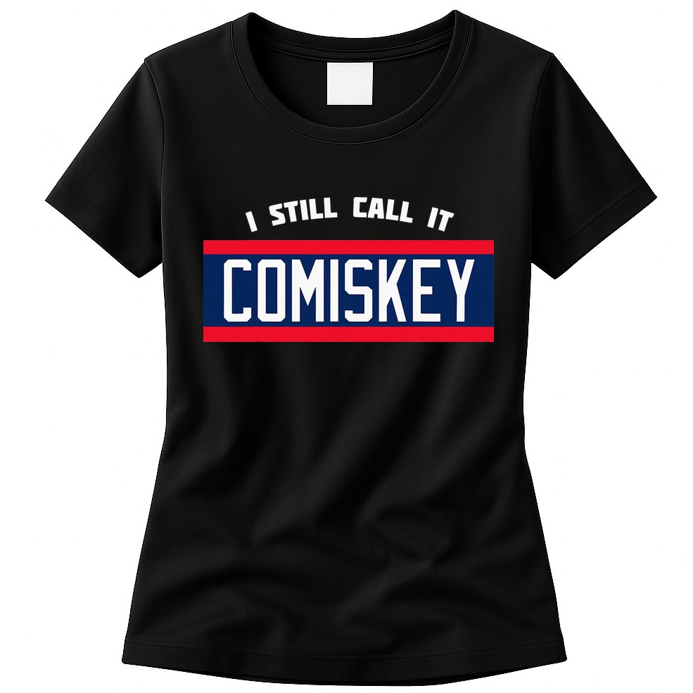 80's Throwback StyleI Still Call It Comiskey Baseball Womens T-Shirt