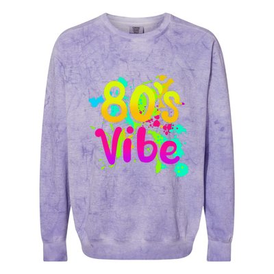 80s Vibe 1980s Fashion 80s Outfit Eighties 80s Costume Colorblast Crewneck Sweatshirt