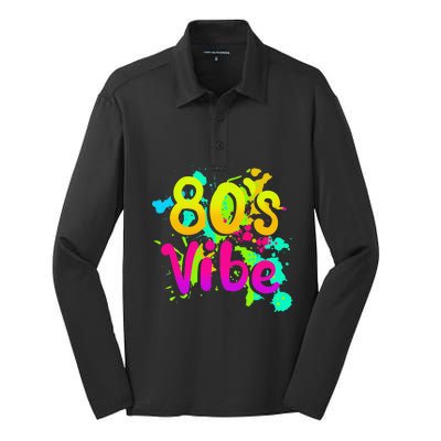 80s Vibe 1980s Fashion 80s Outfit Eighties 80s Costume Silk Touch Performance Long Sleeve Polo