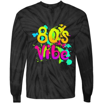 80s Vibe 1980s Fashion 80s Outfit Eighties 80s Costume Tie-Dye Long Sleeve Shirt