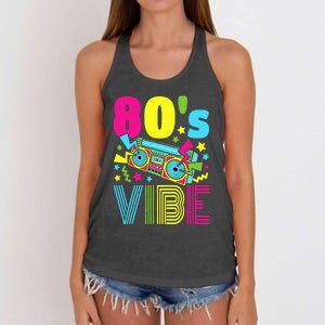 80s Vibe 1980s Fashion 80s Theme Outfit Eighties 80s Costume Women's Knotted Racerback Tank