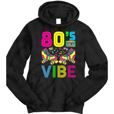 80's Vibe Funny 80s Party Outfit Retro 1980s 80s Lover Tie Dye Hoodie