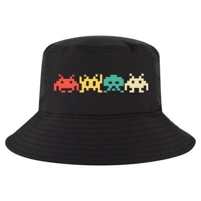 80s Video Game Vintage Retro Arcade Cool Comfort Performance Bucket Hat