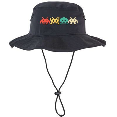 80s Video Game Vintage Retro Arcade Legacy Cool Fit Booney Bucket Hat