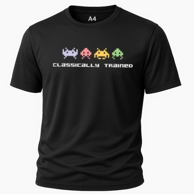 80s Video Game Classically Trained Alien Invaders Vintage Performance Shirt